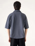 CAMP COLLAR WAFFLE HALF SLEEVES SHIRT